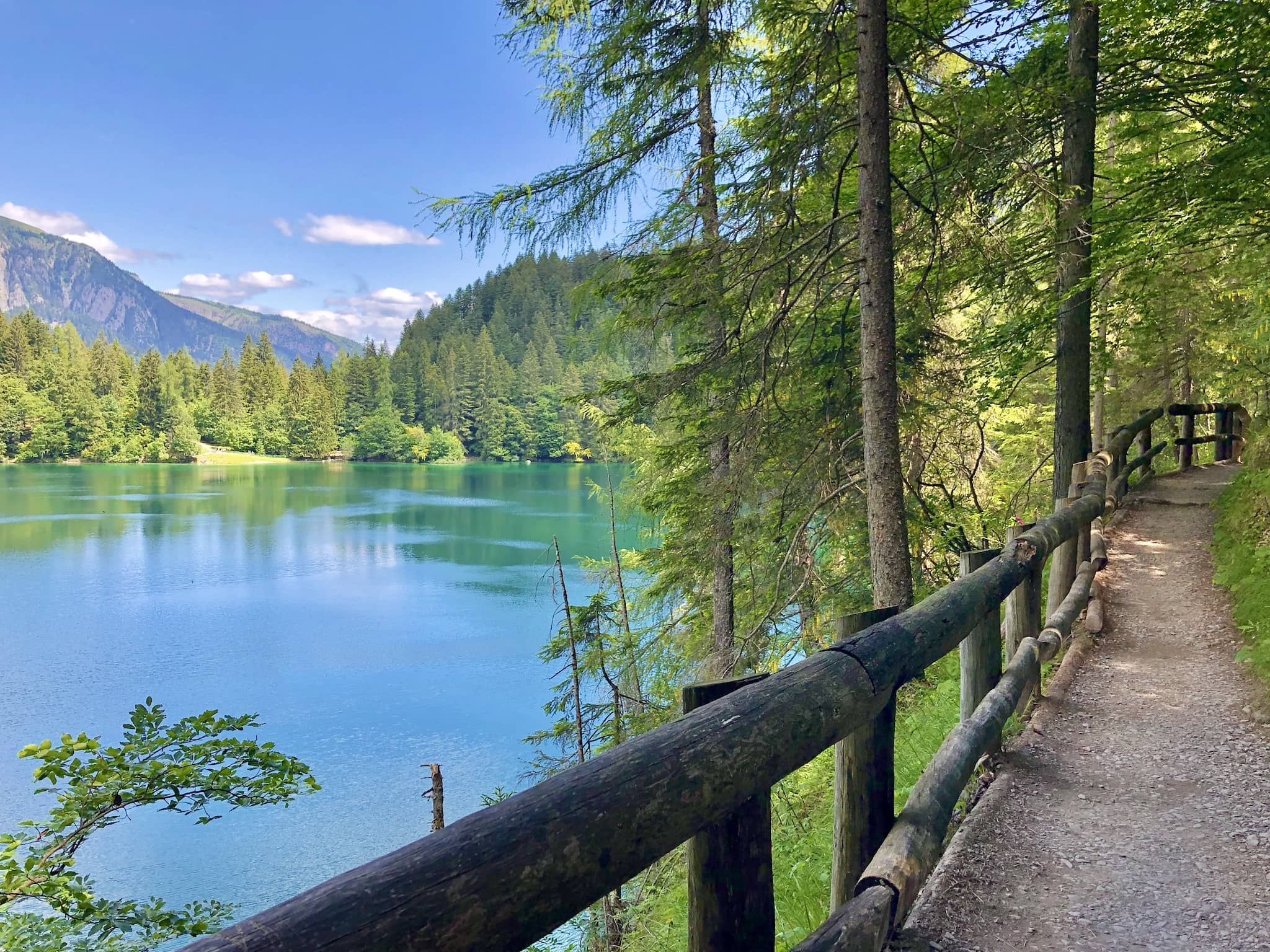 Percorso attorno al Lago di Tovel