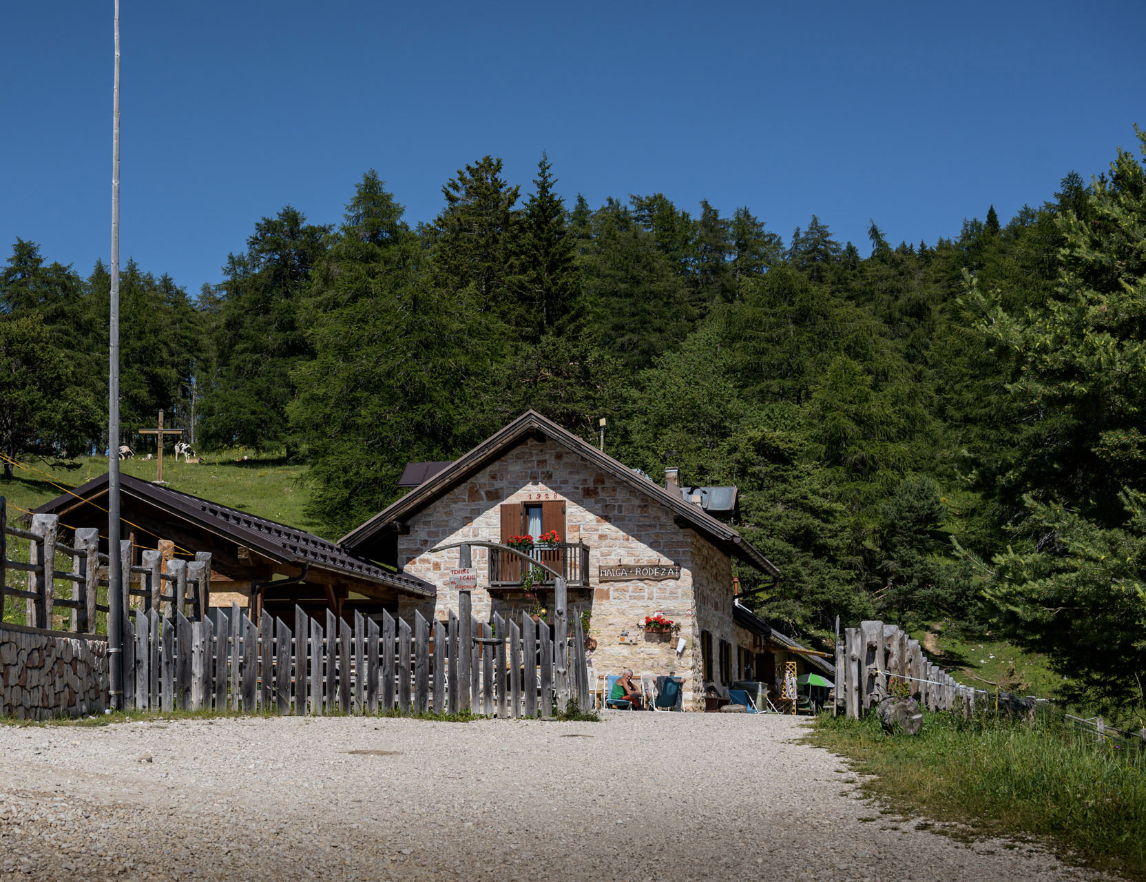 Malga Rodeza sulla Predaia in Val di Non